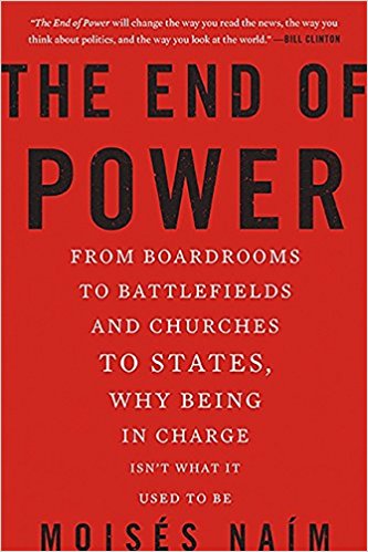 The book cover for The End of Power.