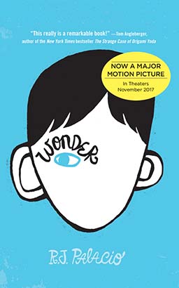 The book cover for Wonder.