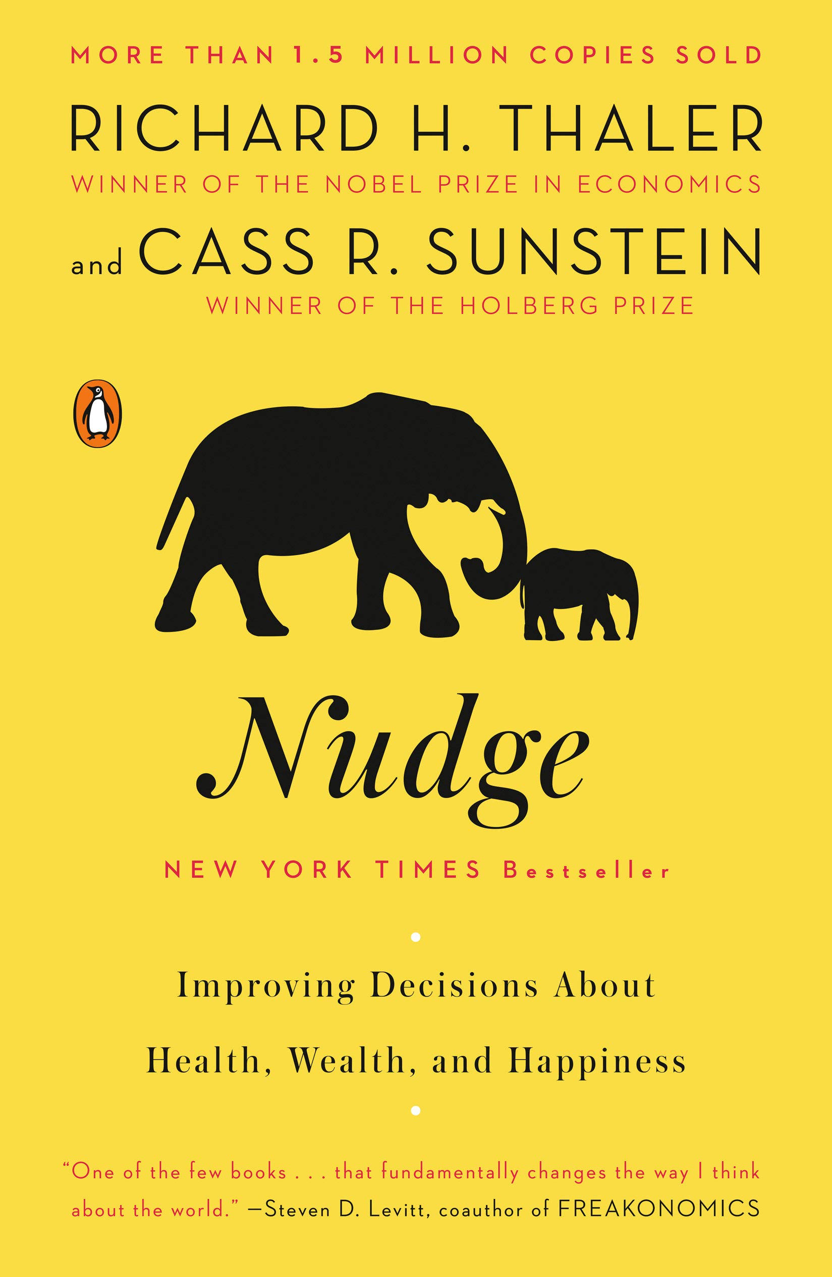 The book cover for Nudge.