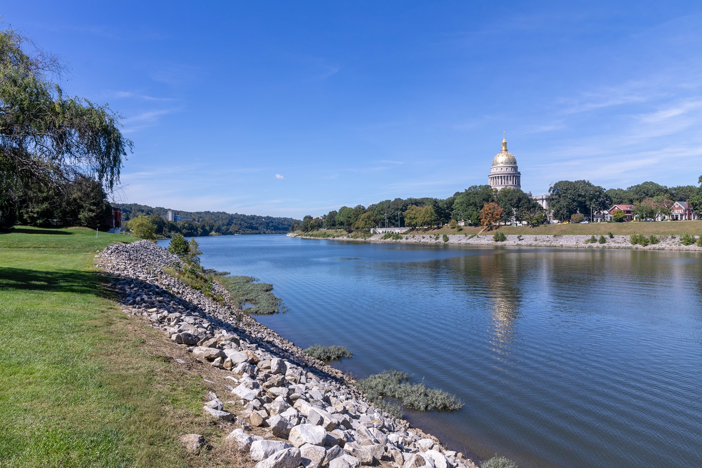 The West Virginia University School of Medicine's Charleston Campus is located along the Kanawha River in the state's capitol.
